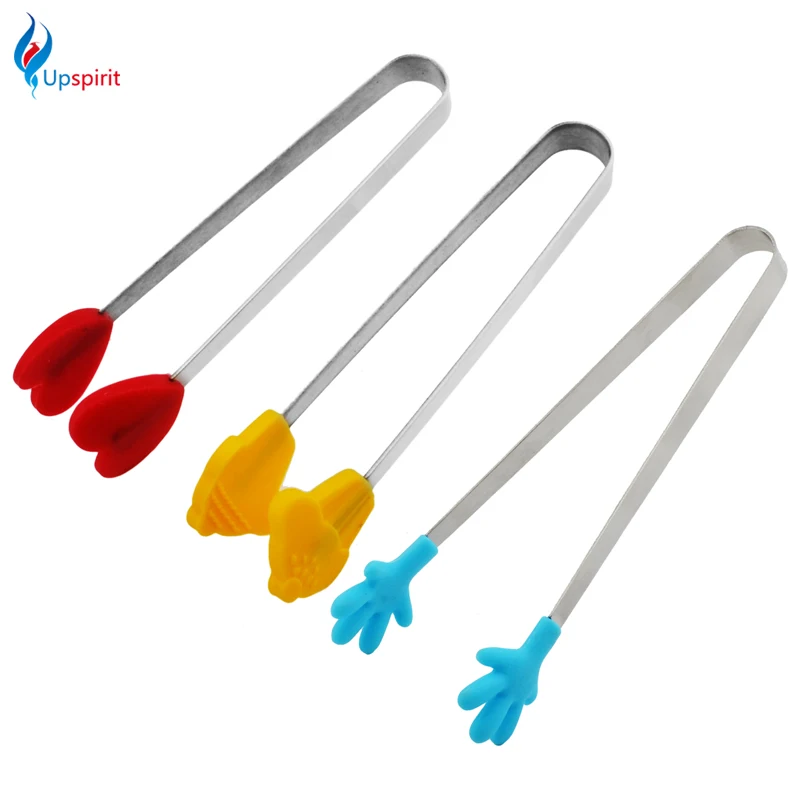 Upspirit Silicone Sugar Clip Cute Style Stainless Steel Food Tongs Palm/Heart/Cupcake Shape Mini Clips For Clamp the Cake Sugars
Upspirit Silicone Sugar Clip Cute Style Stainless Steel Food Tongs Palm/Heart/Cupcake Shape Mini Clips For Clamp the Cake Sugars