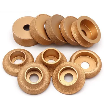 1pcs 75mm Diameter A Variety Shapes Gold Color Brazed grinding wheel Profile Wheel For Stone and Artificial Stone
1pcs 75mm Diameter A Variety Shapes Gold Color Brazed grinding wheel Profile Wheel For Stone and Artificial Stone