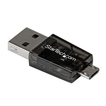 StarTech.com Micro SD to Micro USB / USB OTG Adapter Card Reader For Android Devices, USB 2.0 Micro-B, MicroSD, USB 2.0 A, Black
StarTech.com Micro SD to Micro USB / USB OTG Adapter Card Reader For Android Devices, USB 2.0 Micro-B, MicroSD, USB 2.0 A, Black
