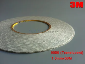Promotion! 1.5mm*50M Original 3M 9080 Double Coated Tissue Tape for iphone Samsung Tablet LCD Display Touch Bond
Promotion! 1.5mm*50M Original 3M 9080 Double Coated Tissue Tape for iphone Samsung Tablet LCD Display Touch Bond