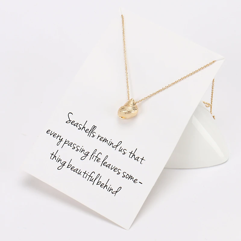 Fashion Conch Pendant Necklaces Bijoux Femme Gold Silver Plated Long Links Chains Necklace For Women Jewelry Gif
Fashion Conch Pendant Necklaces Bijoux Femme Gold Silver Plated Long Links Chains Necklace For Women Jewelry Gif