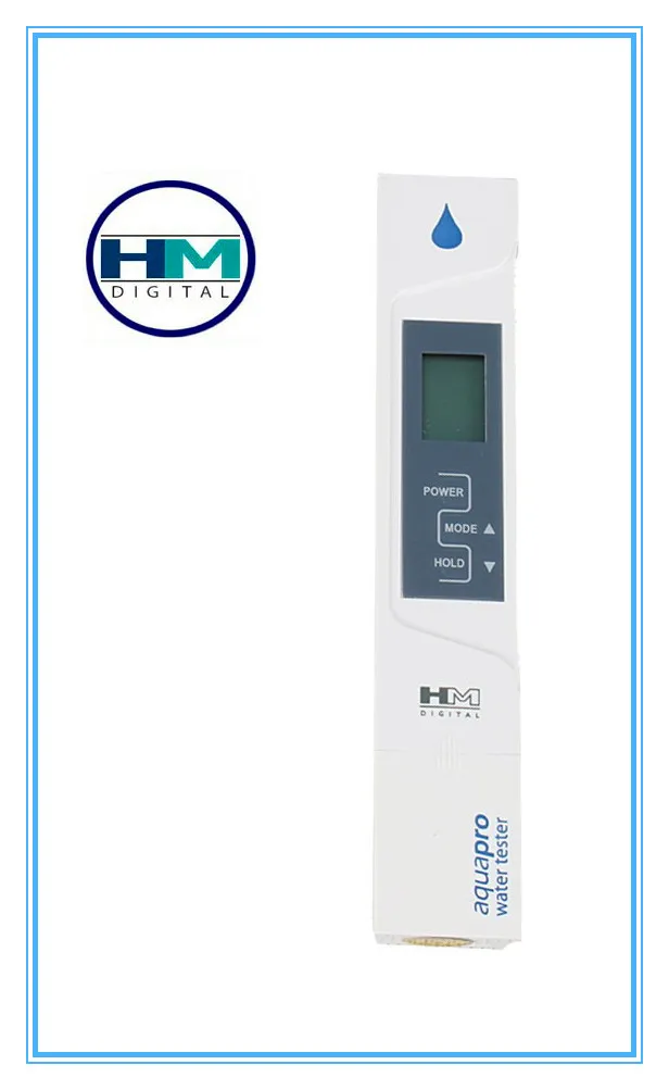 

HM Digital 10pcs/lot AP-2 EC and Temperature 2 in 1 AquaPro Water Quality Tester with Automatic Calibration and Datahold