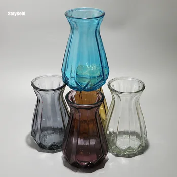 StayGold glass vase blue purple grey vertical edge flowers bottle 18.5cm party gift pumpkin flexagon home decoration
StayGold glass vase blue purple grey vertical edge flowers bottle 18.5cm party gift pumpkin flexagon home decoration