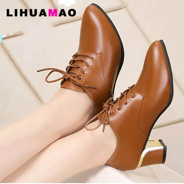LIHUAMAO vintage block heels oxford shoes for women pointed toe lace up pumps party office career ladies dress shoes 5cm heel
LIHUAMAO vintage block heels oxford shoes for women pointed toe lace up pumps party office career ladies dress shoes 5cm heel