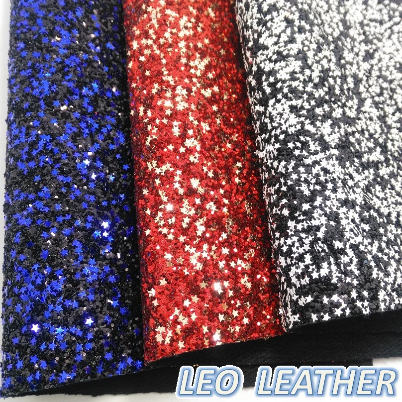 1PCS 21X29CM Synthetic Leather, Chunky Glitter Leather Fabric with stars For DIY Accessories 8S19A
1PCS 21X29CM Synthetic Leather, Chunky Glitter Leather Fabric with stars For DIY Accessories 8S19A