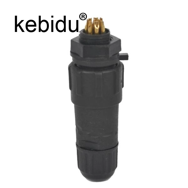 10x M14 9 P IP68 полюсов промышленная панель Электрический проводной соединитель