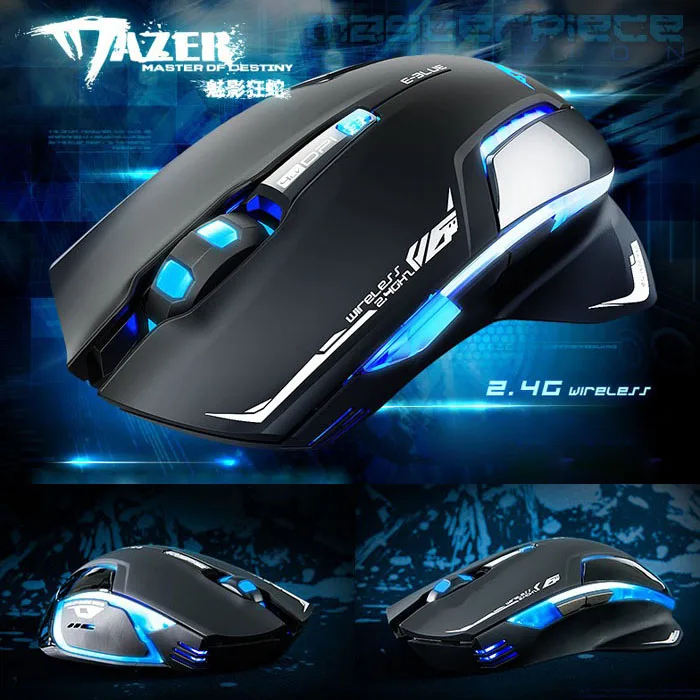 E-3lue 6D Mazer II 2500 DPI Blue LED 2.4GHz Wireless Optical Gaming Mouse Gamer For PC Laptop raton inalambrico ordenador#es
E-3lue 6D Mazer II 2500 DPI Blue LED 2.4GHz Wireless Optical Gaming Mouse Gamer For PC Laptop raton inalambrico ordenador#es