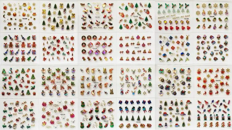 3D Christmas gift design Water Transfer Nails Art Sticker decals manicure tools Nail Wraps Decals
3D Christmas gift design Water Transfer Nails Art Sticker decals manicure tools Nail Wraps Decals