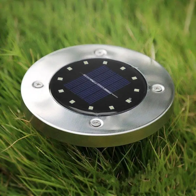 12 LED Solar Buried Light Water-resistant Underground Lamp Path Way Garden Decoration for Yard Driveway Lawn Pond Pool Path
12 LED Solar Buried Light Water-resistant Underground Lamp Path Way Garden Decoration for Yard Driveway Lawn Pond Pool Path