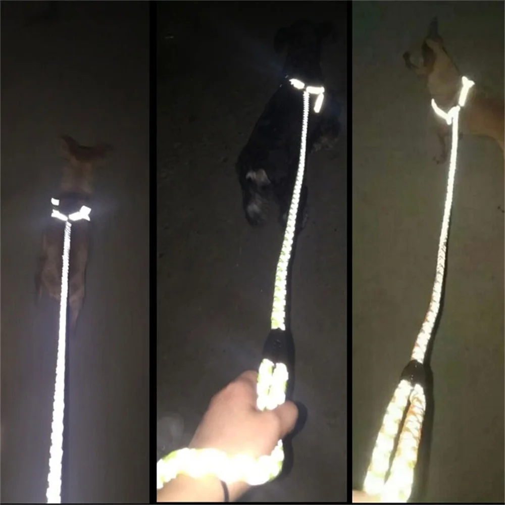 1pc Pet Dog Puppy Luminous Lead Rope Collar Reflective Harnesses Chain Traction Rope Braided Walking Leash Hot Pet Supplies
1pc Pet Dog Puppy Luminous Lead Rope Collar Reflective Harnesses Chain Traction Rope Braided Walking Leash Hot Pet Supplies