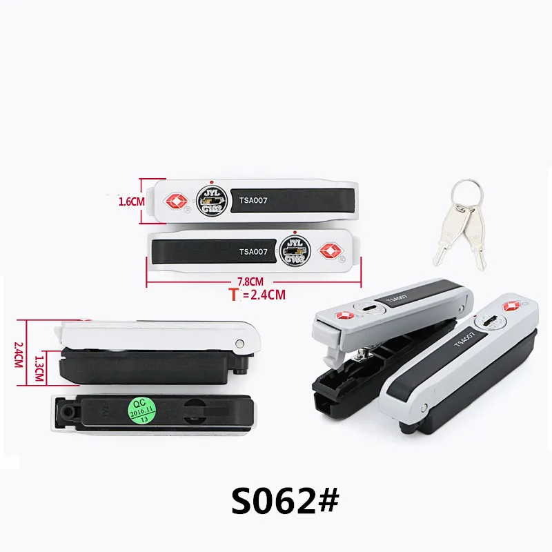 Replacement TSA Lock Luggage Suitcase Travel Bag Code Lock Black Combination Lock S062#
Replacement TSA Lock Luggage Suitcase Travel Bag Code Lock Black Combination Lock S062#