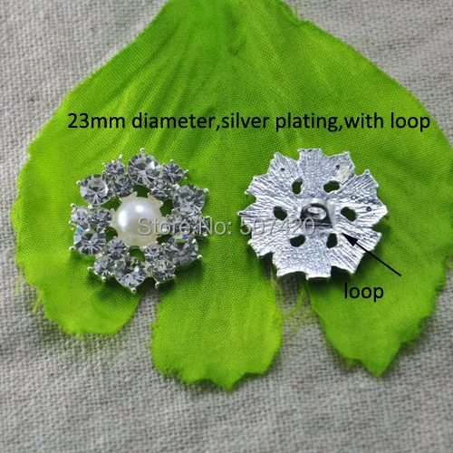 (L0138) free shipping wholesales 20 pcs/lot, 23mm diameter rhinestone button with loop,ivory pearl in middle
(L0138) free shipping wholesales 20 pcs/lot, 23mm diameter rhinestone button with loop,ivory pearl in middle