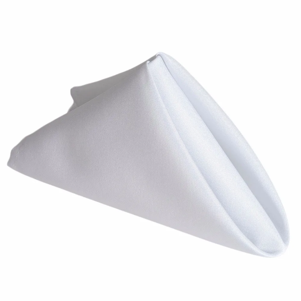 Free Shipping 100 PCS 40cm*40cm 16"*16" Plain White Polyster Napkin Polyester Serviette for Restaurant Catering Hotel
Free Shipping 100 PCS 40cm*40cm 16"*16" Plain White Polyster Napkin Polyester Serviette for Restaurant Catering Hotel