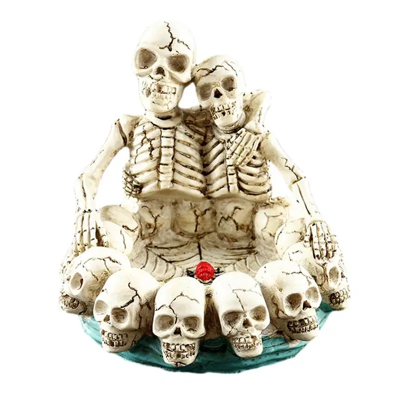 Halloween Decor Creative Double Skulls Hugging Viewing Resin Human Skull Ashtray Home Ornament Scary Bar Decor Smoking Accessory
Halloween Decor Creative Double Skulls Hugging Viewing Resin Human Skull Ashtray Home Ornament Scary Bar Decor Smoking Accessory