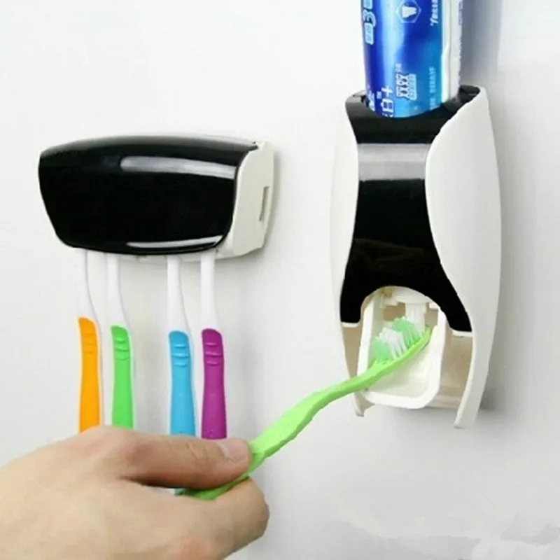 Automatic Toothpaste Dispenser Toothbrush Holder High Quality Bathroom Accessories Resistant Sticky Toothpaste Squeezer
Automatic Toothpaste Dispenser Toothbrush Holder High Quality Bathroom Accessories Resistant Sticky Toothpaste Squeezer