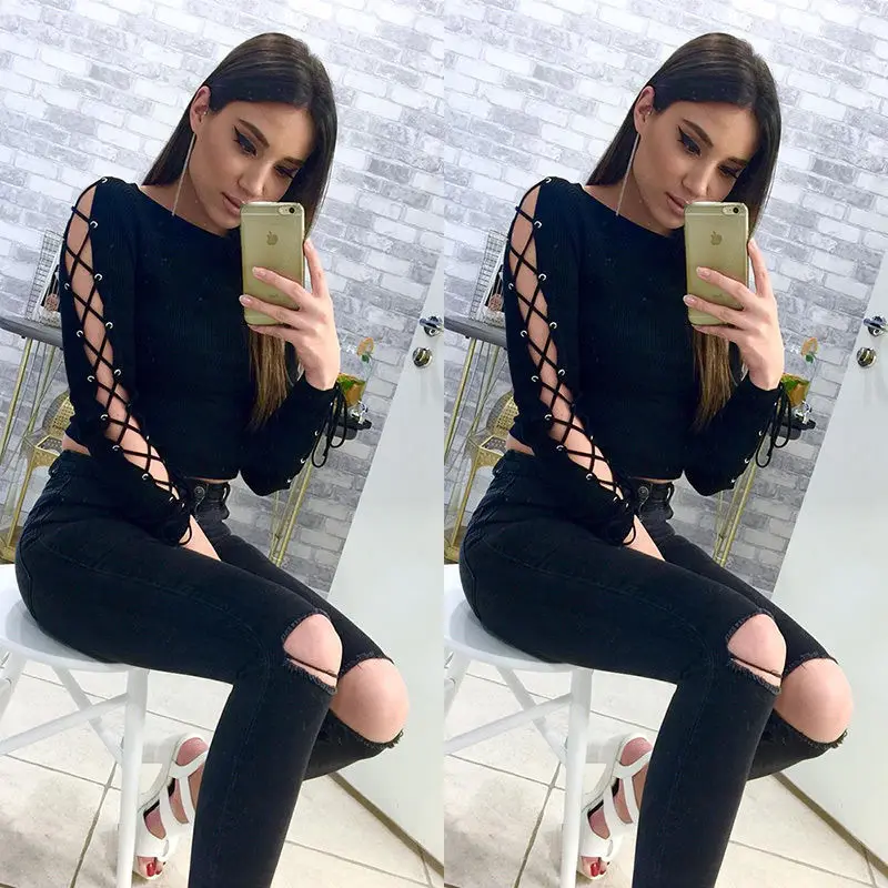 Sexy New Fashion Women Ladies Clothing Tops Loose Long Sleeve T-Shirt Casual Fashion Cotton T-Shirt Clothes Women
Sexy New Fashion Women Ladies Clothing Tops Loose Long Sleeve T-Shirt Casual Fashion Cotton T-Shirt Clothes Women