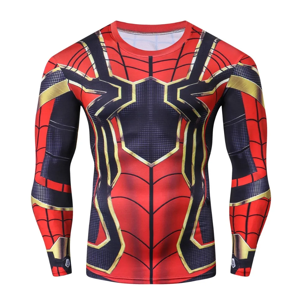 Spider-Man T Shirt Men 3D Printed batman T-shirts Fitness Compression Shirt Long Sleeve Slim Fit Top Tees Shirt
Spider-Man T Shirt Men 3D Printed batman T-shirts Fitness Compression Shirt Long Sleeve Slim Fit Top Tees Shirt