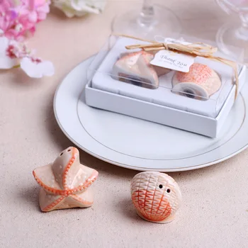 Wedding favor wholesale beach style Seashell and Starfish Salt and Pepper Shakers party gifts 100Pcs=50set
Wedding favor wholesale beach style Seashell and Starfish Salt and Pepper Shakers party gifts 100Pcs=50set