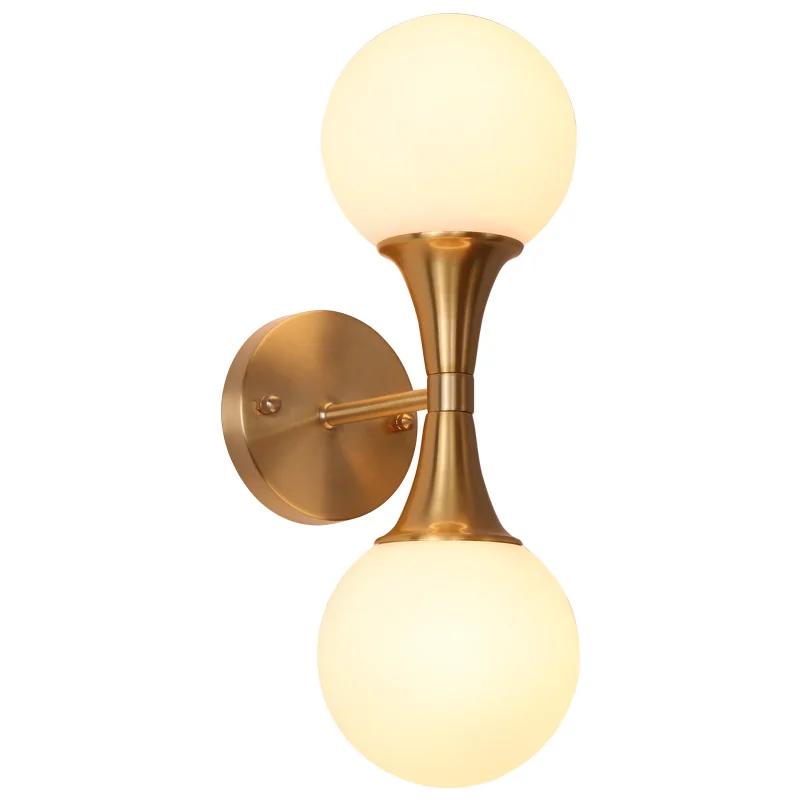 Nordic style glass ball wall lamp copper bedside wall light bathroom LED lamp flexible wall lights dressing mirror wall lamp
Nordic style glass ball wall lamp copper bedside wall light bathroom LED lamp flexible wall lights dressing mirror wall lamp