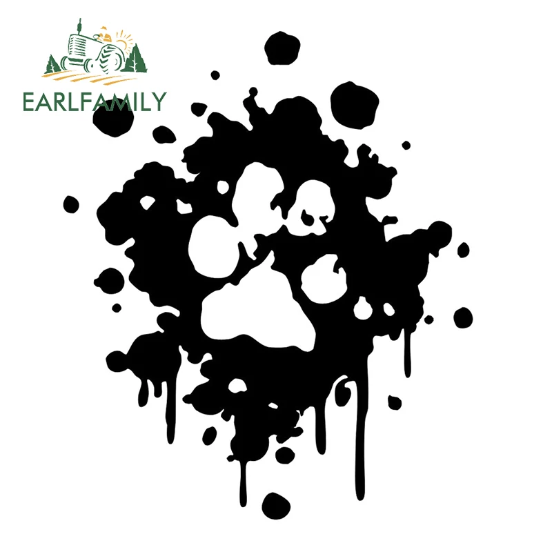 EARLFAMILY 15cm x 12.5cm Interesting Dog Paw Print Splatter Vinyl Window Bumper Decal Rear Windshield Car Sticker Black/Silver
EARLFAMILY 15cm x 12.5cm Interesting Dog Paw Print Splatter Vinyl Window Bumper Decal Rear Windshield Car Sticker Black/Silver