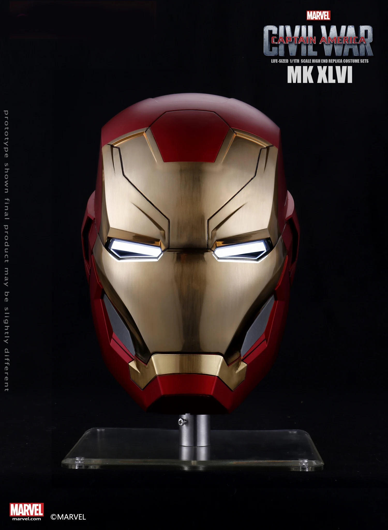 Estartek Avenger 1/1 Ironman MK46 Helmet Hand Control Electric Opening Version Collection Figure for Fans Hobby Gift
Estartek Avenger 1/1 Ironman MK46 Helmet Hand Control Electric Opening Version Collection Figure for Fans Hobby Gift