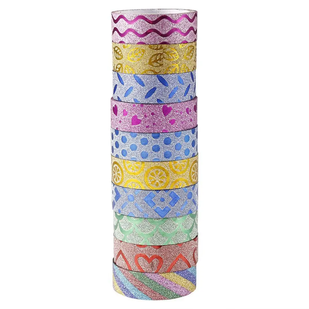 Adhesive Craft 10 5m Pcs Pcs Solid Sticker 1 Approx Decor 5cm Set Washi Paper Tape DIY Masking 10 Pattern Glitter
Adhesive Craft 10 5m Pcs Pcs Solid Sticker 1 Approx Decor 5cm Set Washi Paper Tape DIY Masking 10 Pattern Glitter