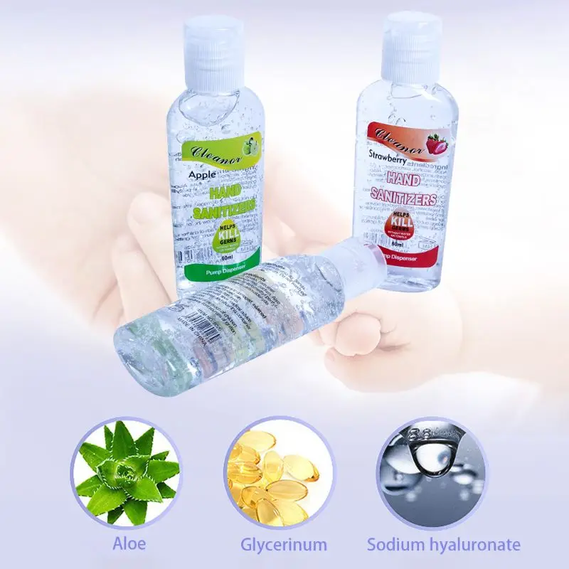 60ml Travel Portable Mini Hand Sanitizer Anti-Bacteria Moisturizing Fruit-Scented Disposable No Clean Waterless Clear Bottle Sha
60ml Travel Portable Mini Hand Sanitizer Anti-Bacteria Moisturizing Fruit-Scented Disposable No Clean Waterless Clear Bottle Sha