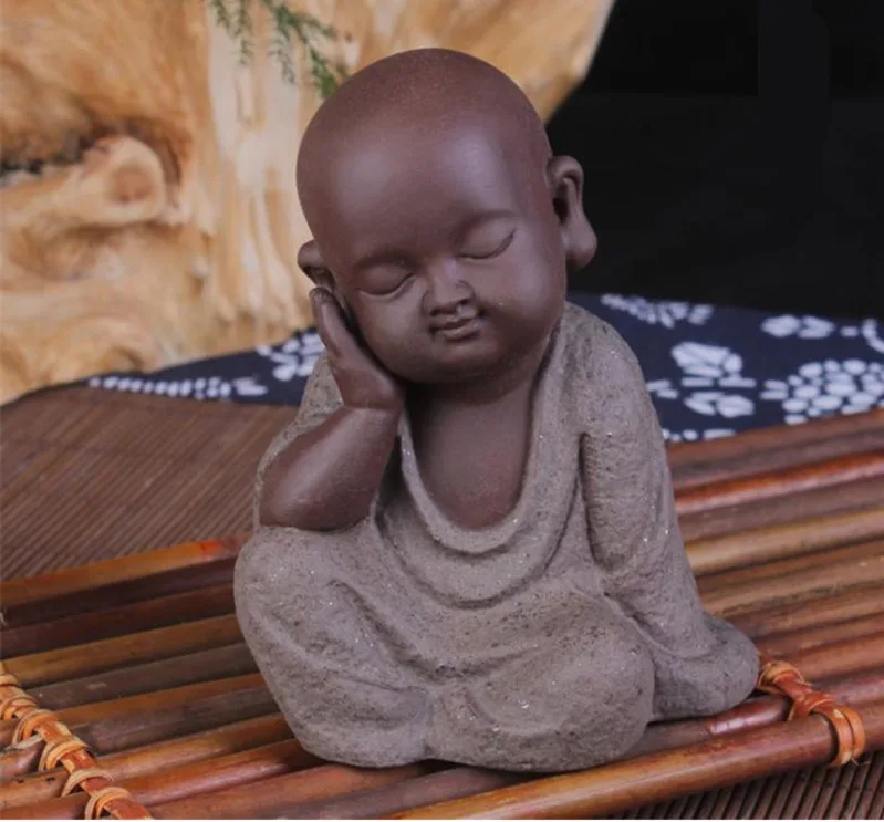 6 -types Of Little Monk Buddha Ceramics Pet Tea House Creative Little Sleeping Tea House Car Ornamental Decoration House
6 -types Of Little Monk Buddha Ceramics Pet Tea House Creative Little Sleeping Tea House Car Ornamental Decoration House