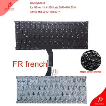 Original new replacement built in keyboard for Macbook Air 13" A1369 A1466 2011-2017 UK French without backlight
Original new replacement built in keyboard for Macbook Air 13" A1369 A1466 2011-2017 UK French without backlight