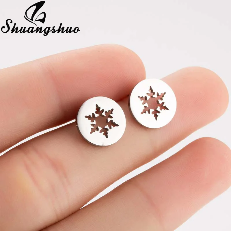 Shuangshuo Snowflake Earrings For Women Silver Earings Ear Stud Jewelry oorbellen orecchini aretes boucle d'oreille pendientes
Shuangshuo Snowflake Earrings For Women Silver Earings Ear Stud Jewelry oorbellen orecchini aretes boucle d'oreille pendientes