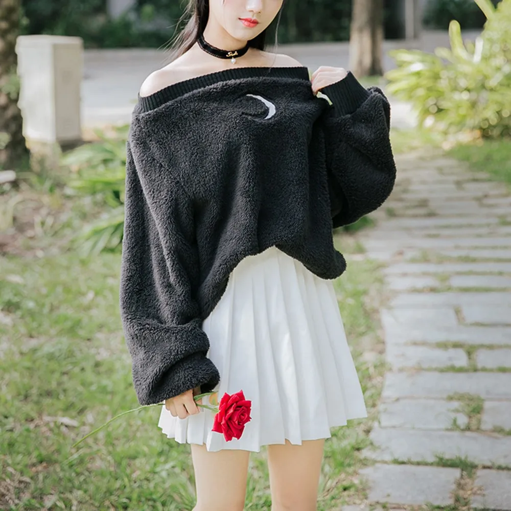 Rosetic Gothic Hip Hop Punk Style Black Sweatshirts Loose Thick Wrapped Cartoon Plain Female Flannel Fashion Casual Hoodies
Rosetic Gothic Hip Hop Punk Style Black Sweatshirts Loose Thick Wrapped Cartoon Plain Female Flannel Fashion Casual Hoodies