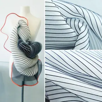 Creative three-dimensional stripe texture vertical stripe clothing textiles fabric dresses wedding gauze party tweed fabric A447
Creative three-dimensional stripe texture vertical stripe clothing textiles fabric dresses wedding gauze party tweed fabric A447