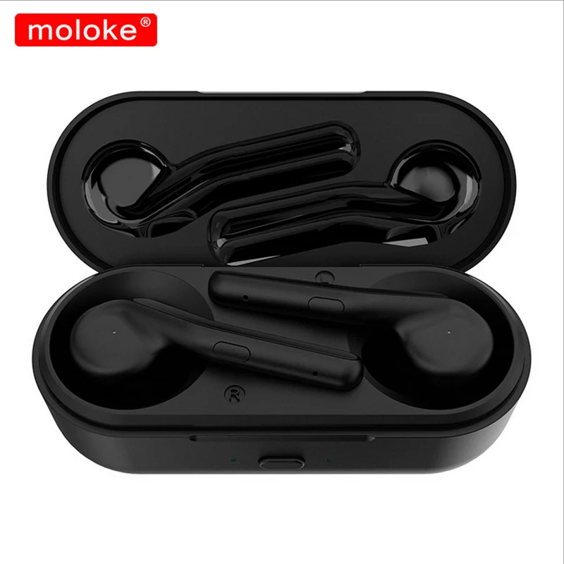 Moloke S10 Mini Dual V5.0 беспроводные наушники Bluetooth 3D стерео звук с двойным микрофоном и