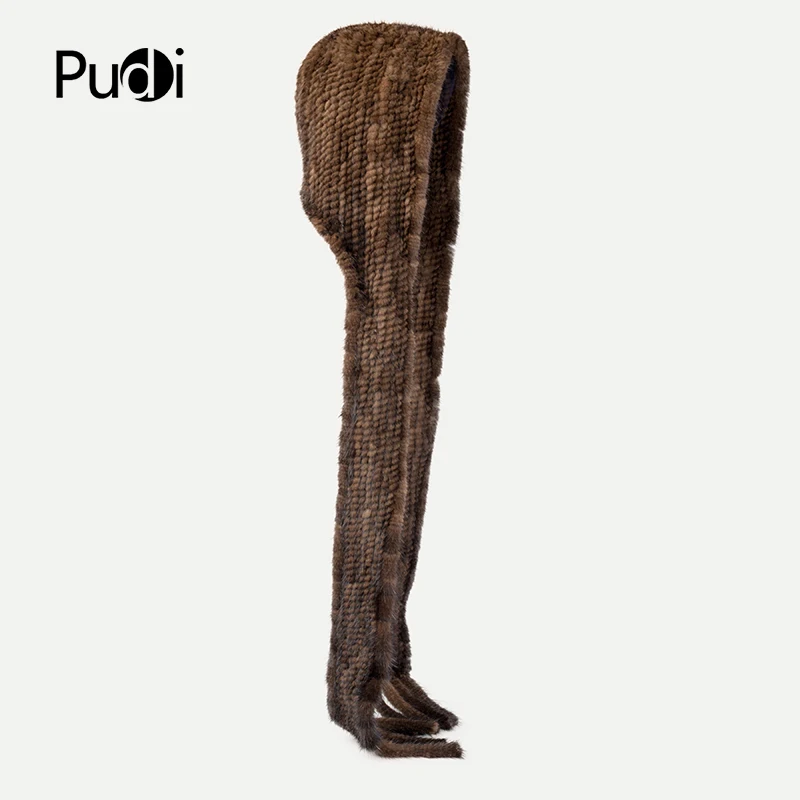 Pudi HF7058 The new fashion lady's fur hat is a real mink hat and a nice scarf hat for a warm
Pudi HF7058 The new fashion lady's fur hat is a real mink hat and a nice scarf hat for a warm