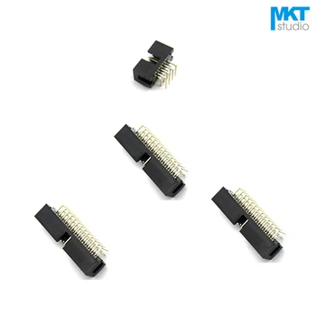 100Pcs Right Angle Pins 2.54mm Pitch DC3 Male IDC Connector Socket ISP JTAG Header Shrouded With Notch Key 18P 20P
100Pcs Right Angle Pins 2.54mm Pitch DC3 Male IDC Connector Socket ISP JTAG Header Shrouded With Notch Key 18P 20P