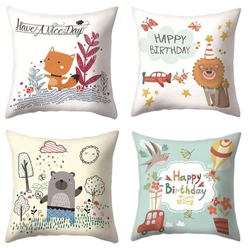Cartoon Cute Pillow Cover Animal Pillow Case for Home Sofa Decorations Pillowcase For Kids
Cartoon Cute Pillow Cover Animal Pillow Case for Home Sofa Decorations Pillowcase For Kids