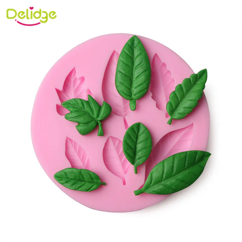 Delidge 1Pc 3D Leaf Shape Silicone Fondant Mold Silicone Baking Forms Soap Mold Sugarcraft Cake Decoration Tools
Delidge 1Pc 3D Leaf Shape Silicone Fondant Mold Silicone Baking Forms Soap Mold Sugarcraft Cake Decoration Tools