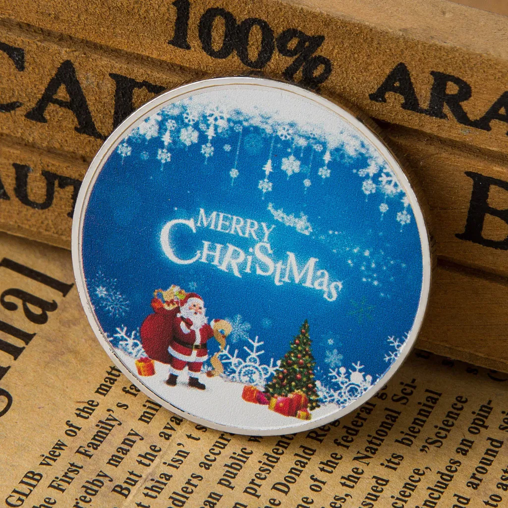 Commemorative Coin Merry Christmas Santa Claus Elk New Year Xmas Deer Christmas Hang Decoration
Commemorative Coin Merry Christmas Santa Claus Elk New Year Xmas Deer Christmas Hang Decoration