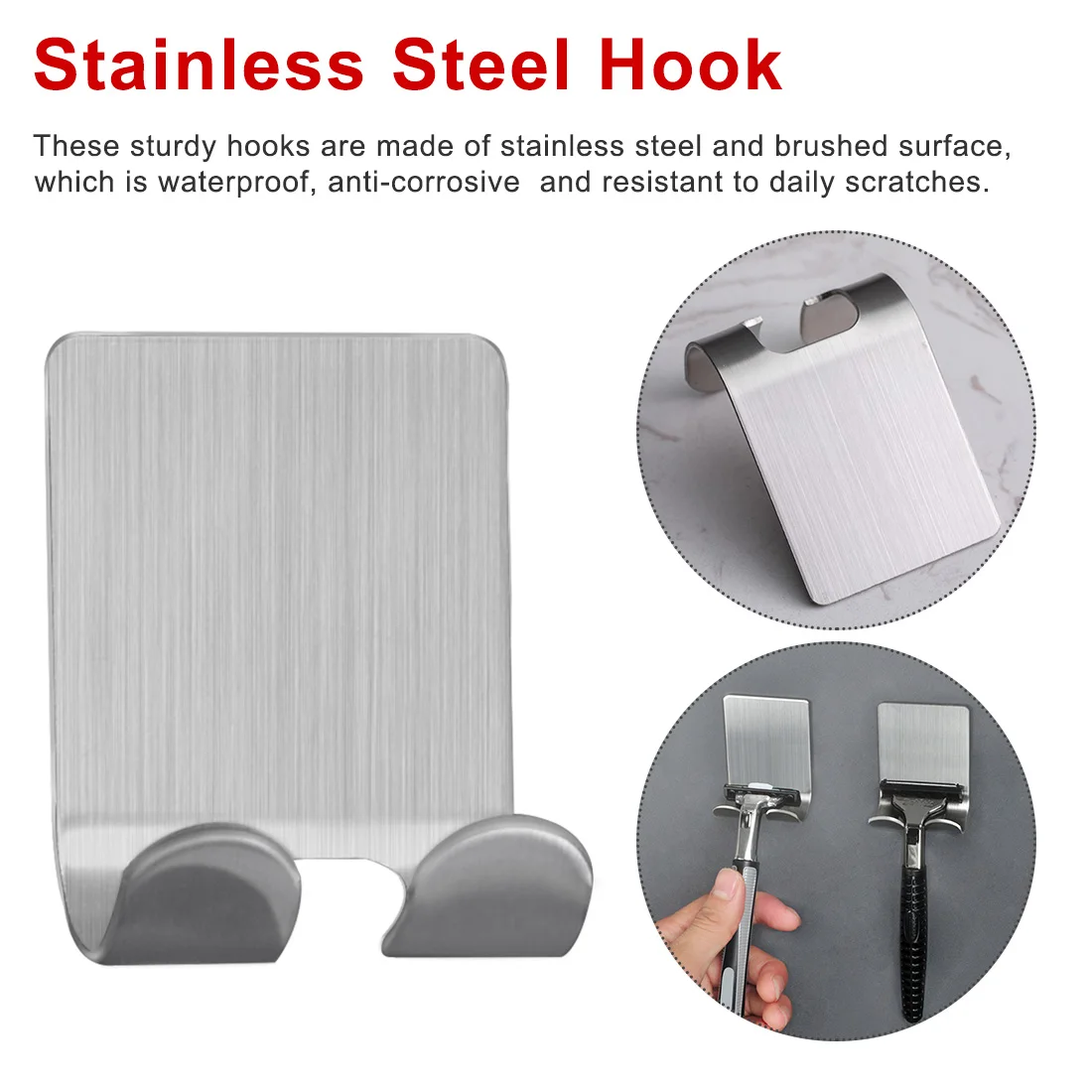 Suction Cup Razor Rack Razor Holder Suction Cup Shaver Storage Rack Wall Hook Hangers Towel Home Bathroom Accessories Set
Suction Cup Razor Rack Razor Holder Suction Cup Shaver Storage Rack Wall Hook Hangers Towel Home Bathroom Accessories Set