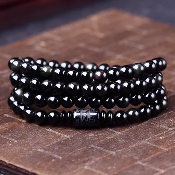Drop Shipping Natural Rainbow Obsidian Round Beads Bracelet Lucky Amulet Buddha Head Couple Bracelet For Women Men Gift
Drop Shipping Natural Rainbow Obsidian Round Beads Bracelet Lucky Amulet Buddha Head Couple Bracelet For Women Men Gift