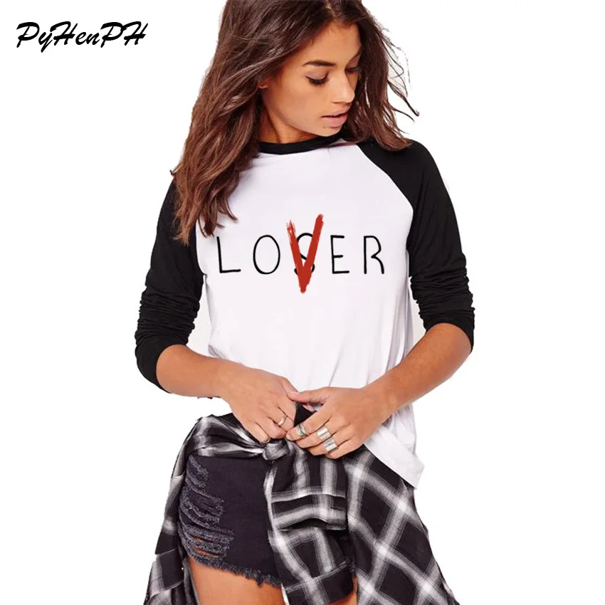 PyHenPH 2018 Spring Autumn Lover and Loser Printed Long Sleeve T-shirt Lady Lover or loser Hip Hop Tops Novelty T Shirt Female
PyHenPH 2018 Spring Autumn Lover and Loser Printed Long Sleeve T-shirt Lady Lover or loser Hip Hop Tops Novelty T Shirt Female