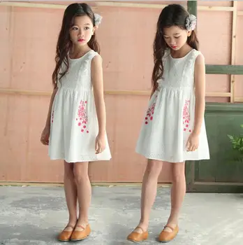 2019 Korean style girls hollow out dress fashion summer girls vest dresses 4-9t A613
2019 Korean style girls hollow out dress fashion summer girls vest dresses 4-9t A613