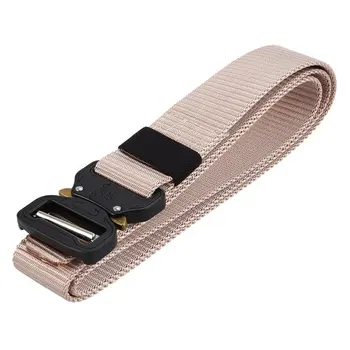 Tactical Belt, Military Style Webbing Riggers Web Belt with Heavy-Duty Quick-Release Metal Buckle (1.5 - Inch Wide) (Khaki) #8
Tactical Belt, Military Style Webbing Riggers Web Belt with Heavy-Duty Quick-Release Metal Buckle (1.5 - Inch Wide) (Khaki) #8