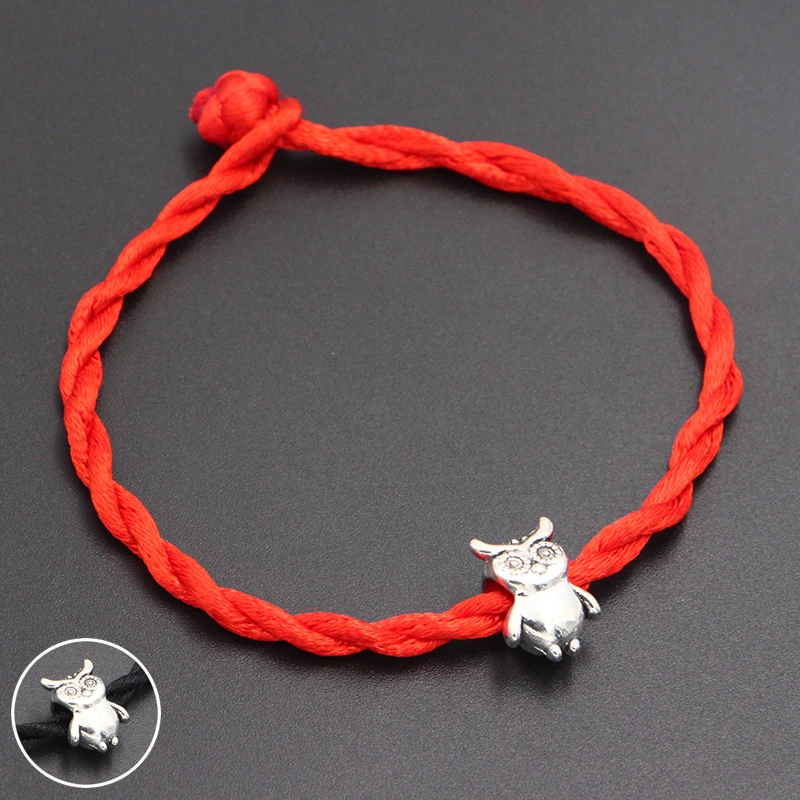 2019 New Cute Owl Beads 4mm Red Thread String Bracelet Lucky Red Handmade Rope Charm Bracelet for Women Men Jewelry
2019 New Cute Owl Beads 4mm Red Thread String Bracelet Lucky Red Handmade Rope Charm Bracelet for Women Men Jewelry