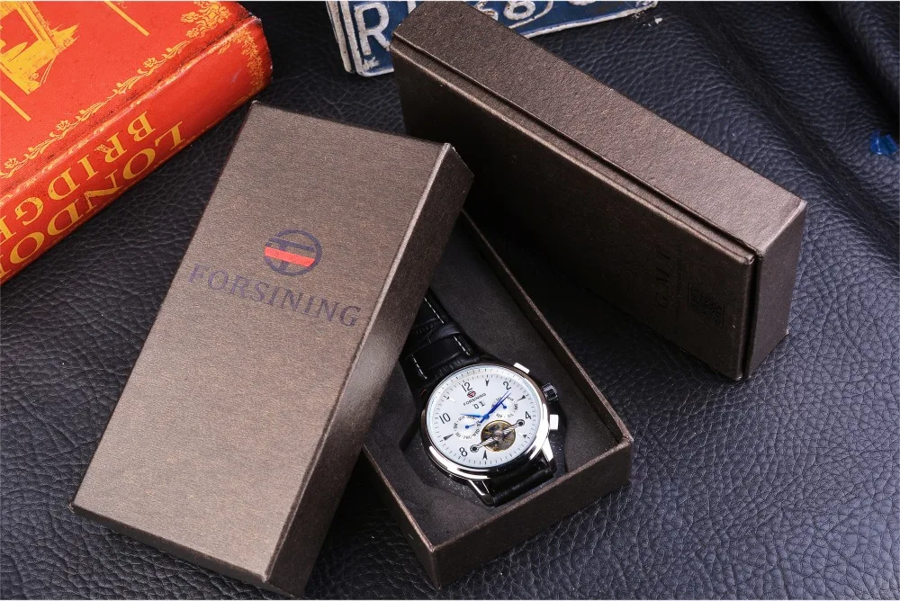 Forsining Men Business Casual Wearing Design Tourbillion