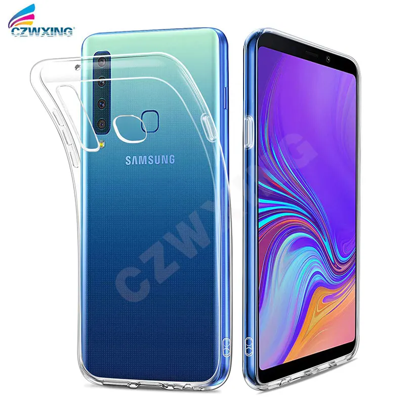 Чехол для Samsung Galaxy A9 2018 силиконовый прозрачный чехол из ТПУ телефона A920F A920 задняя