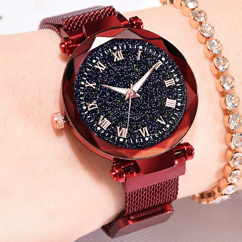 Reloj Mujer Women's Fashion Galaxy Sky Creative Watches For Women Dress Magnet Buckle Mesh Belt Quartz Watch Zegarek Damski
Reloj Mujer Women's Fashion Galaxy Sky Creative Watches For Women Dress Magnet Buckle Mesh Belt Quartz Watch Zegarek Damski