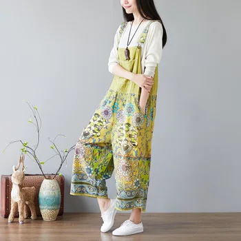 Baggy Wide Leg Denim Jumpsuit Plus Size Vintage Print Bib cowboy Pants Harajuku Adjustable Strap drop Crotch Jean Rompers YT093
Baggy Wide Leg Denim Jumpsuit Plus Size Vintage Print Bib cowboy Pants Harajuku Adjustable Strap drop Crotch Jean Rompers YT093