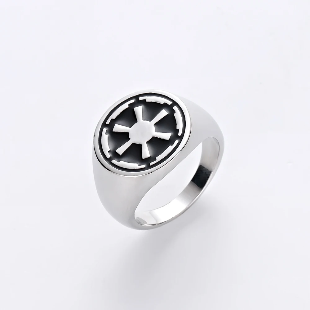 Hot Sale Star Wars Empire Imperial Ring Silver Enamel Ring for Men Collections Engagement Ring Gift Trendy Jewelry Drop Shipping
Hot Sale Star Wars Empire Imperial Ring Silver Enamel Ring for Men Collections Engagement Ring Gift Trendy Jewelry Drop Shipping