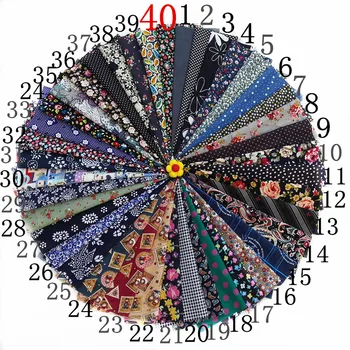 black Fabric Patchwork For Sewing Scrapbooking Telas Tulle Costura Felt Tecido Tissu Quilt Pattern Needlework Scraps 20X30CM